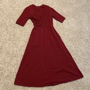 Matron dress clad length